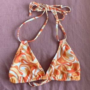 Kulani Kinis Tie Triangle Bikini Top